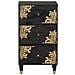 Credenza Nero 40 x 33 x 75 cm Legno di mango massello - Foto miniatura 3
