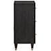 Credenza Nero 40 x 33 x 75 cm Legno di mango massello - Foto miniatura 4