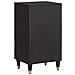 Credenza Nero 40 x 33 x 75 cm Legno di mango massello - Foto miniatura 5