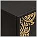Credenza Nero 40 x 33 x 75 cm Legno di mango massello - Foto miniatura 6