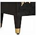 Credenza Nero 40 x 33 x 75 cm Legno di mango massello - Foto miniatura 8