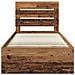 Struttura del letto Legno vecchio 75 x 190 cm Pino massello - Foto miniatura 7
