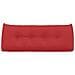 Cuscino per Schiena Rosso 120 x 24 x 50 cm Tessuto - Foto miniatura 6