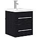 Armadio per Lavabo da Bagno Rovere Nero 41 x 38,5 x 48 cm - Foto miniatura 1