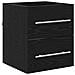 Armadio per Lavabo da Bagno Rovere Nero 41 x 38,5 x 48 cm - Foto miniatura 5