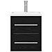 Armadio per Lavabo da Bagno Rovere Nero 41 x 38,5 x 48 cm - Foto miniatura 7