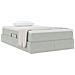 Letto con contenitore e materasso Grigio chiaro 120 x 190 cm - Foto miniatura 3