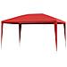 Tenda Party Rosso 400 x 300 x 255 cm PE e Acciaio - Foto miniatura 1