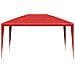 Tenda Party Rosso 400 x 300 x 255 cm PE e Acciaio - Foto miniatura 3
