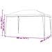 Tenda Party Rosso 400 x 300 x 255 cm PE e Acciaio - Foto miniatura 6