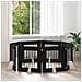 Cancello per cani con supporti 8 pcs Rovere Nero 60 x 60 cm - Foto miniatura 2