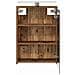 Mobiletto per specchio da bagno Legno vecchio 43 x 16 x 62.5 cm - Foto miniatura 7