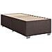 Letto box spring con materasso Marrone Scuro 90 x 190 cm - Foto miniatura 7