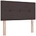 Letto box spring con materasso Marrone Scuro 90 x 190 cm - Foto miniatura 8