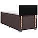 Letto box spring con materasso Marrone Scuro 90 x 190 cm - Foto miniatura 10