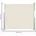 Tenda da Sole Laterale Retrattile 120 x 300 cm Crema - Foto miniatura 4