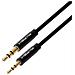 Cavo Audio Stereo Jack Da 2,5 Mm A 3,5 Mm Maschio-maschio 1 M - Nero - Foto miniatura 7