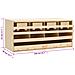 Casetta Cova per Galline 4 Scomparti 106x40x45 cm Legno di Pino - Foto miniatura 2