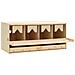 Casetta Cova per Galline 4 Scomparti 106x40x45 cm Legno di Pino - Foto miniatura 3