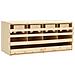 Casetta Cova per Galline 4 Scomparti 106x40x45 cm Legno di Pino - Foto miniatura 1