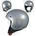 Piconet Casco Jet Frontino Moto Scooter Quad Custom Argento Ece 22-05 Taglia Xl - Foto miniatura 1