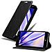 Cadorabo Custodia Compatibile Con Lg X Power 3 In Nero Di Notte - Coperchio Protettiva Con Chiusura Magnetica, Funzione Stand E Tasca Per Le Carte - Foto miniatura 1