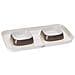 Vassoio Glam Tray Con Ciotole Cani Gatti Colorate Facile Pulizia - Foto miniatura 1