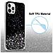 Custodia Compatibile Con Apple Iphone 12 / 12 Pro In Nero Con Glitter - Coperchio Protettivo In Silicone Tpu Flessibile Con Glitter Scintillanti - Foto miniatura 4