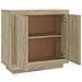 Credenza Rovere Sonoma 80x40x75 cm in Legno Compensato - Foto miniatura 9