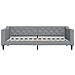 Divano Letto Con Materasso Grigio Chiaro 90x200 Cm In Tessuto - Foto miniatura 6