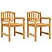 Set Da Pranzo Per Giardino 5 Pz In Legno Massello Di Teak - Foto miniatura 2