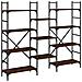 Libreria Rovere Marrone 160x28,5x136,5 Cm In Legno Multistrato - Foto miniatura 2