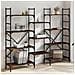 Libreria Rovere Marrone 160x28,5x136,5 Cm In Legno Multistrato - Foto miniatura 1