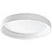 Plafoniera Contemporanea Ziggy Metallo Bianco Led Integrato 62w 3000k Ip20 - Foto miniatura 1