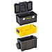 Carrello Trolley Porta Attrezzi E Minuterie Con 3 Livelli Di Stoccaggio E Lucchettabile Professionale Stanley - Foto miniatura 3
