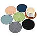 Set Di 6 Sottobicchieri Da Caffè In Silicone Con Supporto Coffee - Foto miniatura 3
