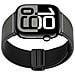 Cinturino Per Apple Watch Magnetico In Vera Pelle Grey L - Foto miniatura 4