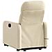 Lusso Casadino -  Poltrona Alzapersona Massaggiante Elettrica Crema In Tessuto - Foto miniatura 3