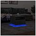 Tavolino Da Soggiorno Con Luci Led Grigio Cemento 50x49x40 Cm - Foto miniatura 4