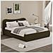 Plano Letto A Cassapanca 140x190cm Design Arrotondato Velluto A Coste Verde - Foto miniatura 2