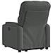 Poltrona Alzapersona Reclinabile Grigio Scuro in Tessuto - Foto miniatura 5