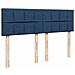Giroletto a Molle con Materasso Blu 140x190 cm in Tessuto - Foto miniatura 7