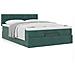 Struttura Letto Pouf con Materasso 140x200 cm in Velluto - Foto miniatura 4