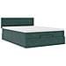 Struttura Letto Pouf con Materasso 140x200 cm in Velluto - Foto miniatura 6