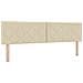 Letto box spring con materasso Crema 180 x 200 cm Tessuto - Foto miniatura 6