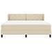 Letto box spring con materasso Crema 180 x 200 cm Tessuto - Foto miniatura 7