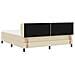 Letto box spring con materasso Crema 180 x 200 cm Tessuto - Foto miniatura 9
