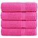 Asciugamani da Doccia SOLUND 4 pz Rosa 70x140 cm 600 g/m² - Foto miniatura 1