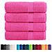 Asciugamani da Doccia SOLUND 4 pz Rosa 70x140 cm 600 g/m² - Foto miniatura 2