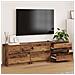 Mobile TV Marrone 180 x 34 x 50 cm Legno multistrato - Foto miniatura 2